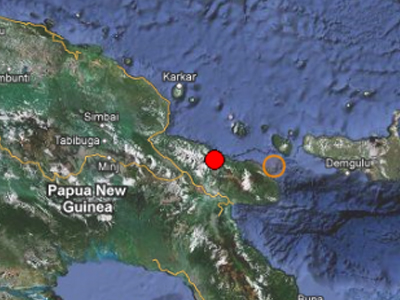 Σεισμός 5,3R στην Παπούα Ν. Γουινέα